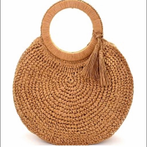 💙Woven Straw Bag | Straw purse | Straw Tote - Picture 4 of 7